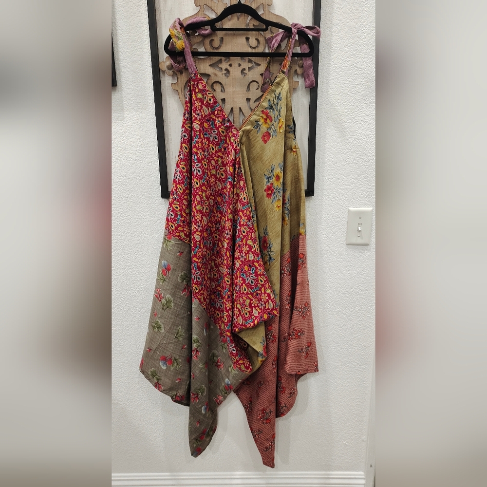 Sacred Threads Multicolor Patchwork Jumpsuit - image 2